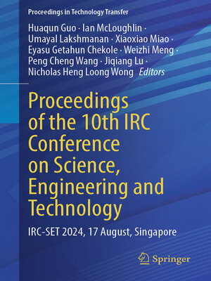 cover image of Proceedings of the 10th IRC Conference on Science, Engineering and Technology